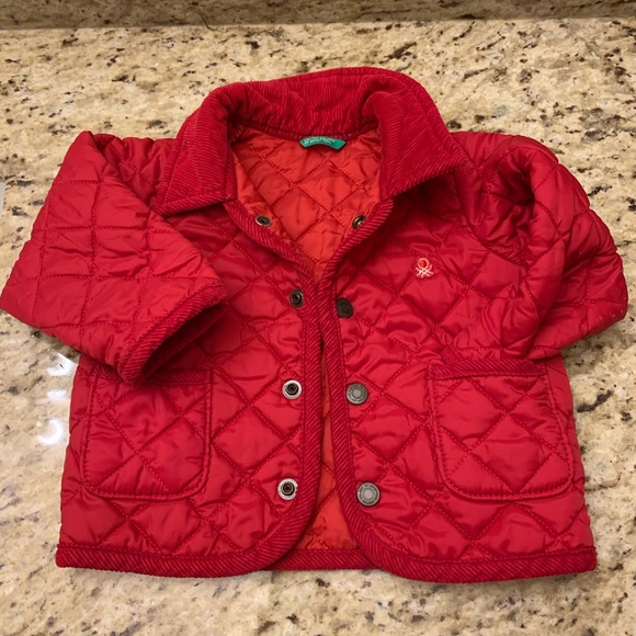 United Colors of Benetton red jacket - Picture 2 of 6